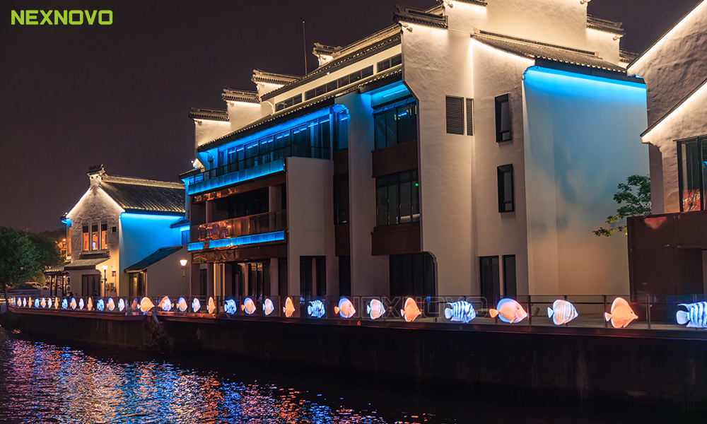 晶泓LED光電玻璃護(hù)欄屏NB系列-無錫淘沙巷夜景亮化效果.jpg 晶泓LED光電玻璃護(hù)欄屏NB系列-無錫淘沙巷夜景亮化效果.jpg