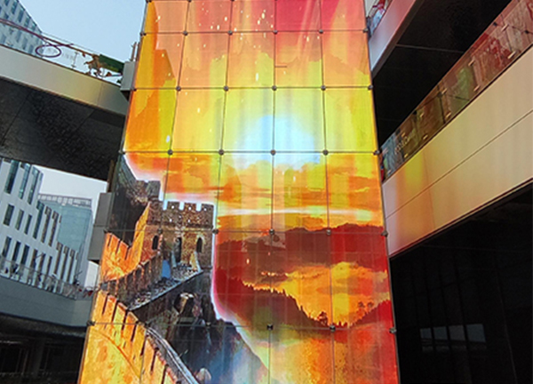 晶泓led全景觀光電梯點(diǎn)亮中關(guān)村東升科技園