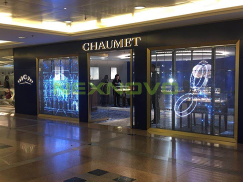 香港Chaumet珠寶店透明LED顯示屏項目
