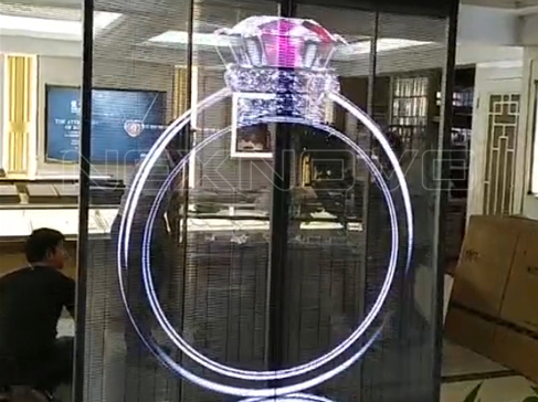 飛滿天展廳LED透明顯示屏項(xiàng)目
