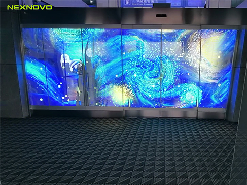 徐州空港開發(fā)區(qū)智慧展廳移動門項目