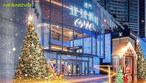 澳門壹號廣場透明LED玻璃屏項目