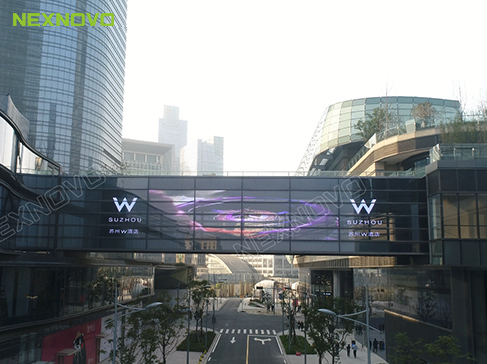 世界級都會地標綜合體項目連廊LED透明屏