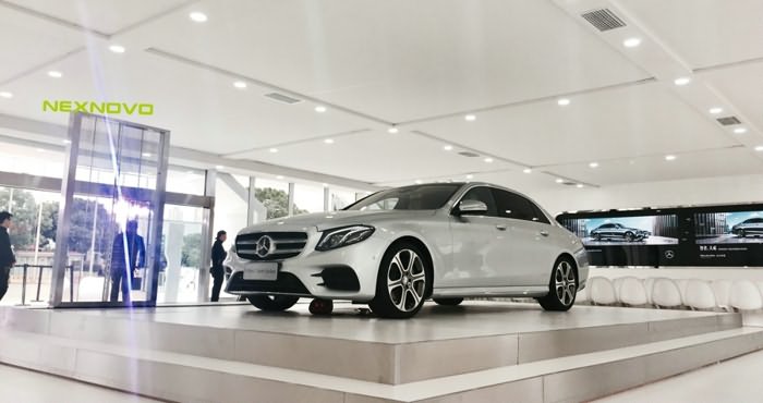 Mercedes-Benz攜手晶泓(NEXNOVO)透明LED顯示屏開展E級(jí)車智享體驗(yàn)全國(guó)巡展(圖2)
