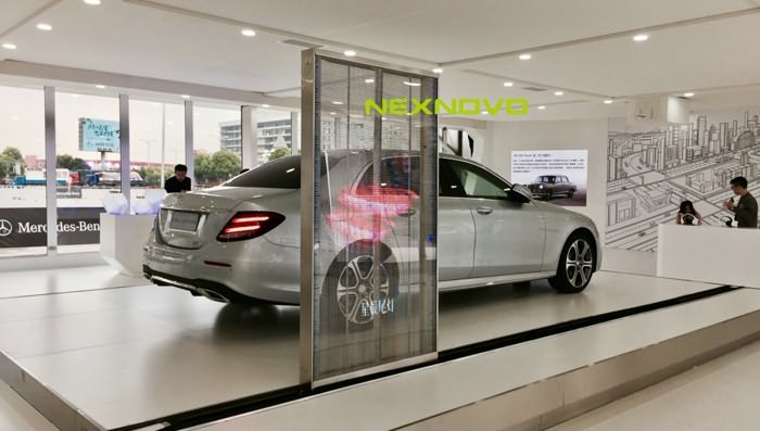 Mercedes-Benz攜手晶泓(NEXNOVO)透明LED顯示屏開展E級(jí)車智享體驗(yàn)全國(guó)巡展(圖5)