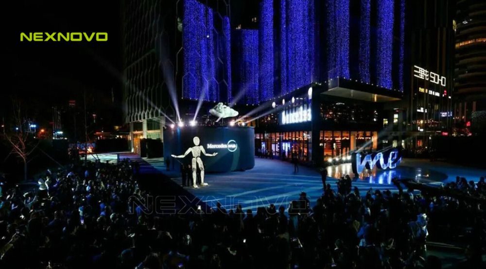 北京奔馳三里屯透明LED屏項目(圖5)