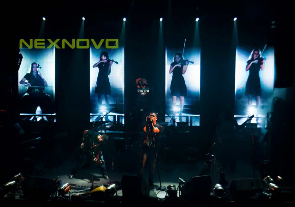 希臘音樂舞臺(tái)透明LED屏(圖3)