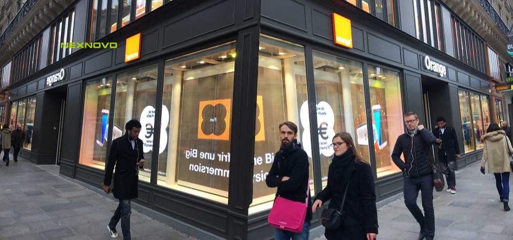 Orange法國電信再一次選擇晶泓LED透明屏(圖2)