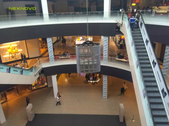 震撼！！令人驚艷的360度全視角LED透明屏亮相(圖6)