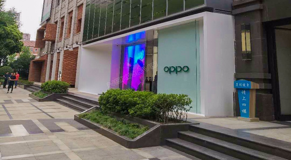 上海OPPO旗艦店透明顯示屏項目(圖4)