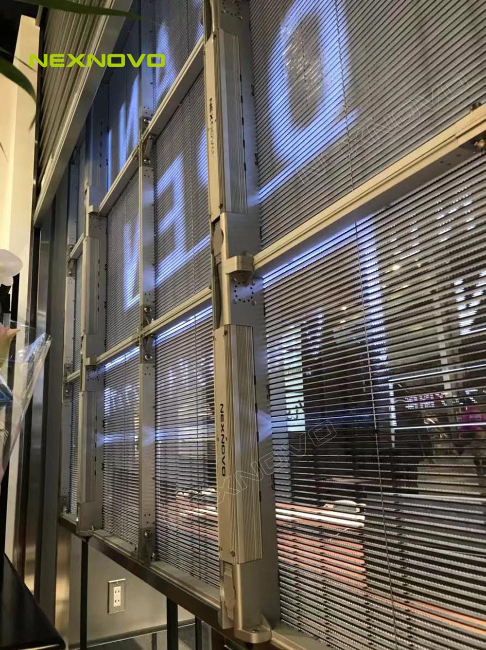 日本九州百年眼鏡老店透明LED顯示屏項(xiàng)目(圖4)