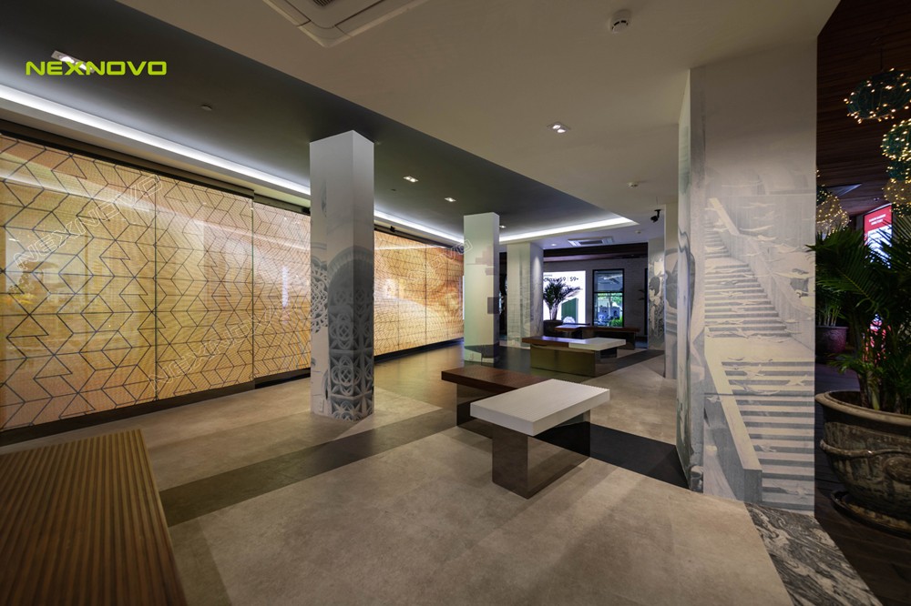 越南Saigon Garden西貢花園透明LED移動門項目(圖1)