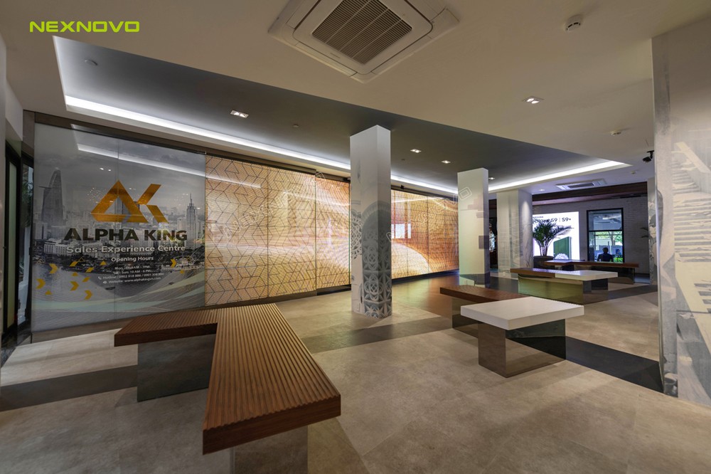 越南Saigon Garden西貢花園透明LED移動門項目(圖2)