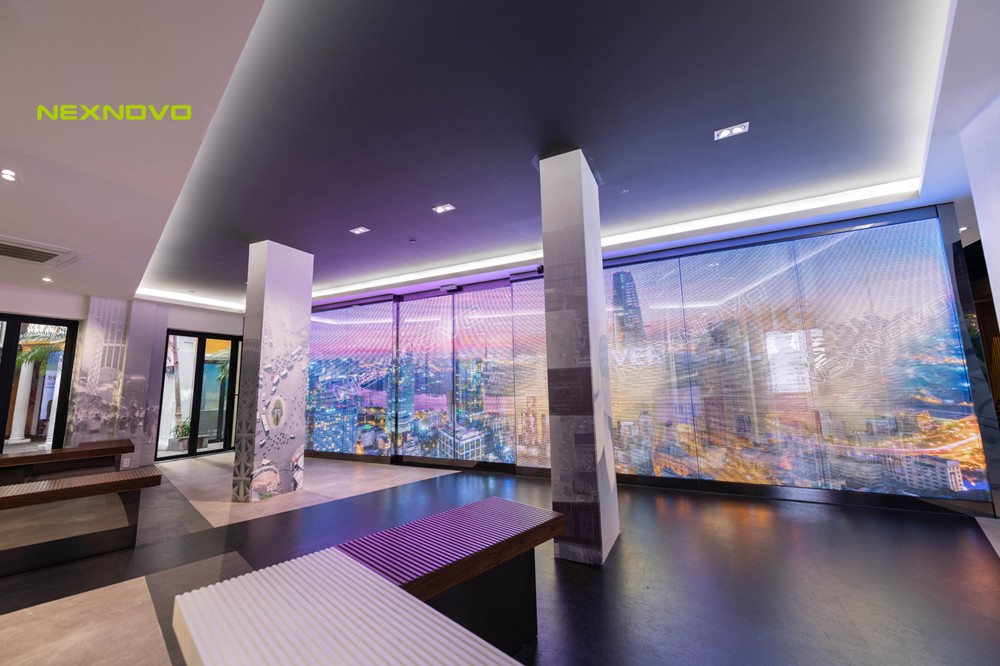 越南Saigon Garden西貢花園透明LED移動門項目(圖5)