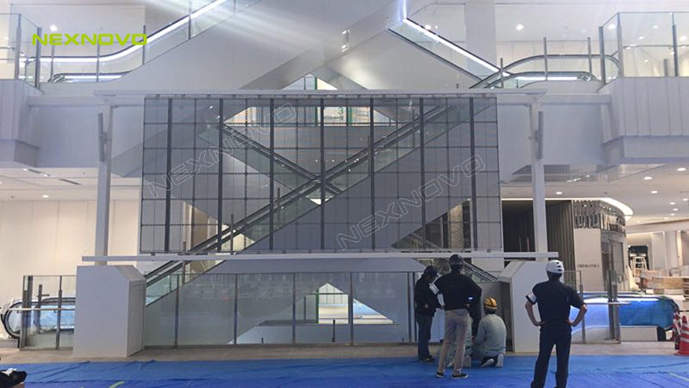 日本沖繩PARCO CITY商場(chǎng)LED透明屏項(xiàng)目(圖1)