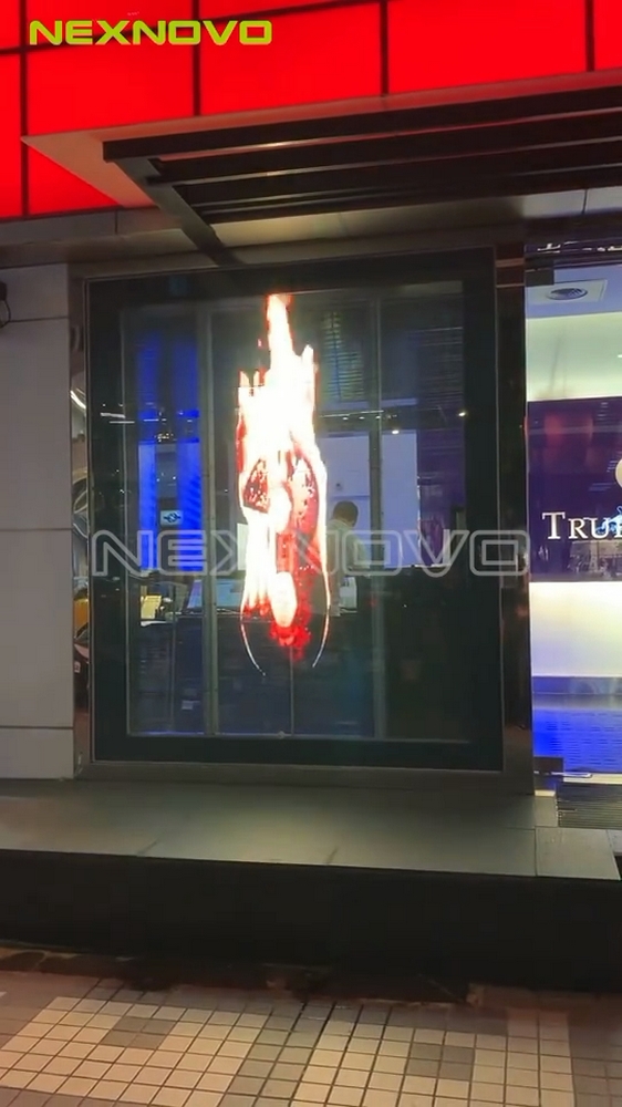 臺(tái)灣TRUE FITNESS 古亭健身館透明LED顯示屏項(xiàng)目(圖6)