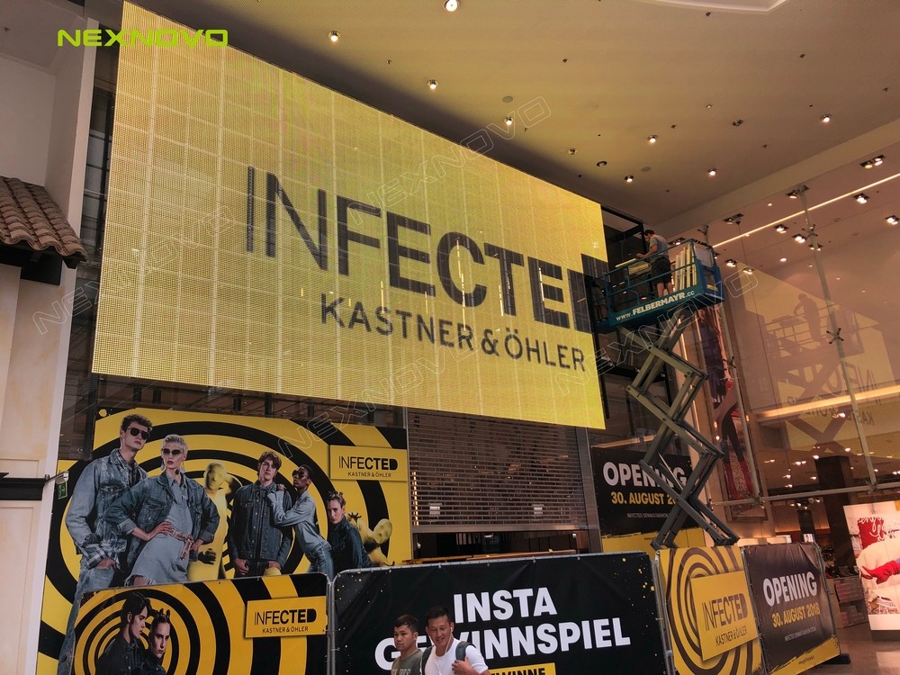 奧地利商場Plus City 晶泓透明顯示屏(圖3)