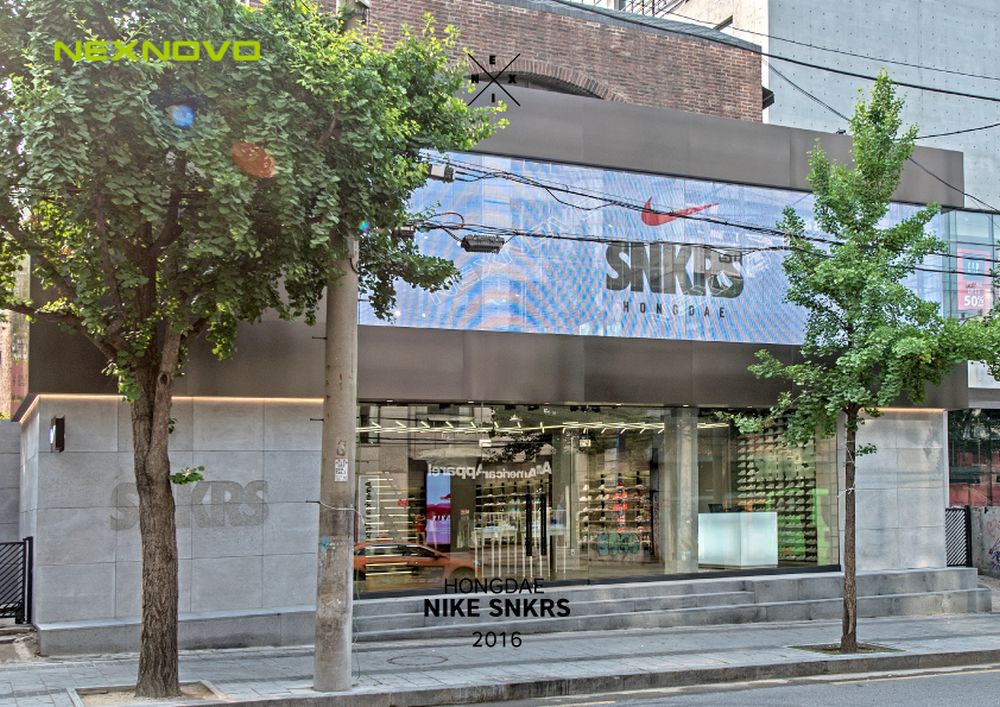 韓國(guó)NIKE旗艦店透明LED顯示屏項(xiàng)目(圖7)