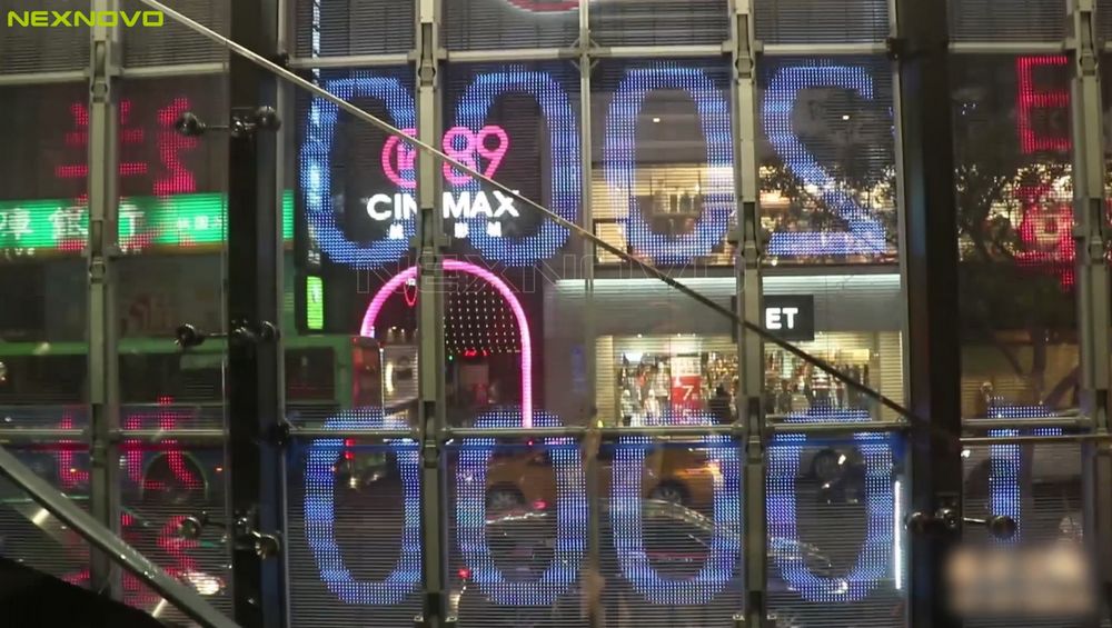 臺(tái)灣桃園統(tǒng)領(lǐng)百貨LED透明屏項(xiàng)目(圖7)