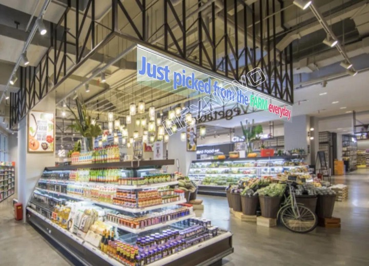 7商超分區(qū)牌應(yīng)用效果.jpg 晶泓再獲IF設(shè)計(jì)大獎(jiǎng)|透明光電玻璃導(dǎo)視屏(圖7)